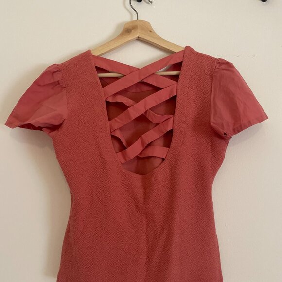 Anthropologie Puff Sleeve Textured Top – Size Small, Excellent condition - Picture 2 of 4